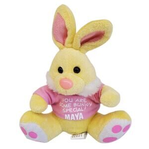 Yellow Bunny Rabbit You Are Some Bunny Special Maya 7" Easter Bunny